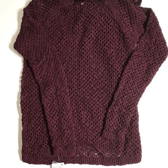 INC  Cowl-Neck Pointelle Sweater PORT - Picture 5 of 8